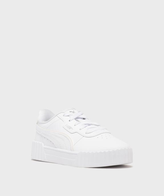 Baskets basses empiècements holographiques Carina 3.0 Holo 2.0 fille - Puma vue2 - PUMA - GEMO