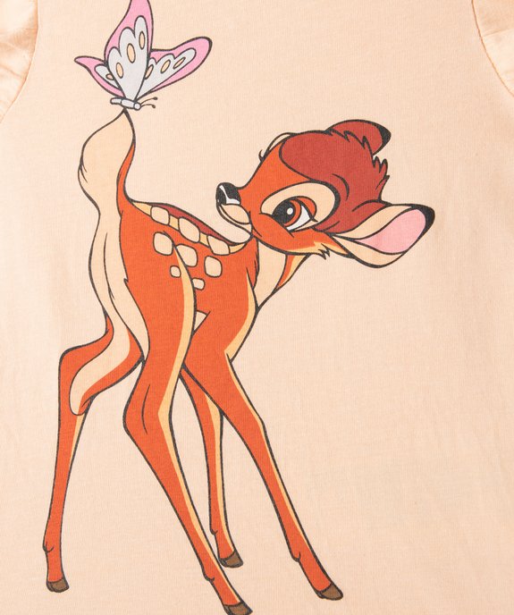 Tee-shirt bébé fille imprimé à manches volantées – Disney vue2 - DISNEY DTR - GEMO