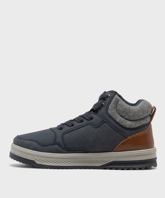 Baskets montantes tige multi-matières garçon - Lee Cooper vue3 - LEE COOPER - GEMO
