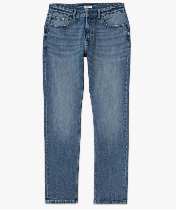 Jean coupe Regular coloris délavé homme vue4 - GEMO 4G HOMME - GEMO