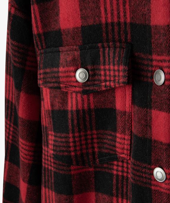 Veste fille façon chemise à carreaux vue3 - GEMO (JUNIOR) - GEMO