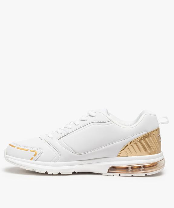 Baskets homme bicolores semelle à bulle d’air – Airness vue3 - AIRNESS - GEMO