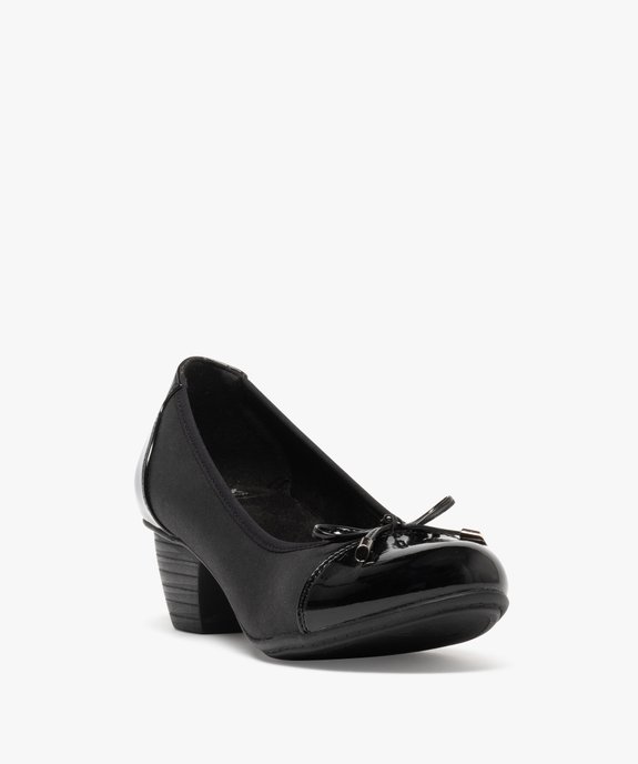 Escarpins confort look ballerine femme vue2 - G'FLEX GEMO FOR GOOD - GEMO