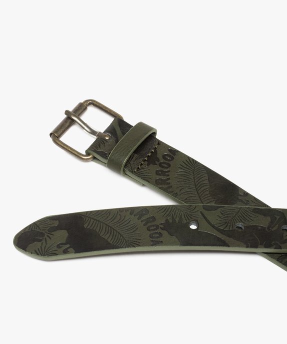 Ceinture garçon imprimé dinosaures vue2 - GEMO (ENFANT) - GEMO