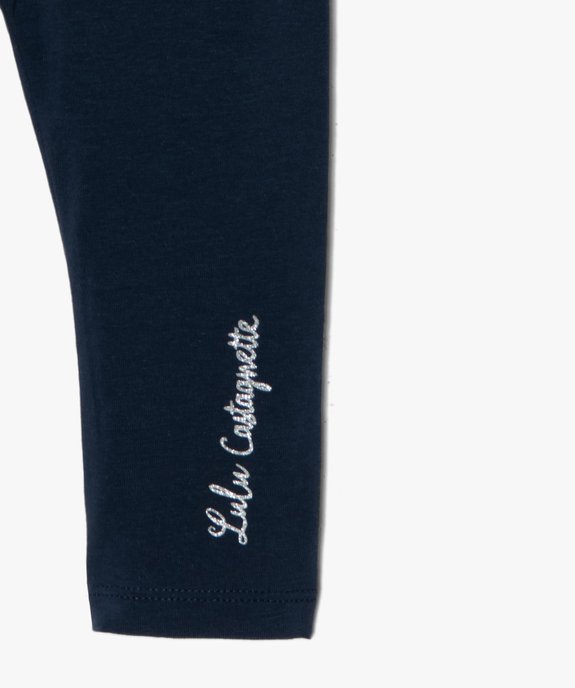 Legging bébé fille long en coton stretch - LuluCastagnette vue2 - LULUCASTAGNETTE - GEMO