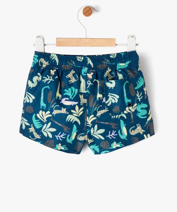 Short de bain à motifs de la jungle bébé garçon vue4 - GEMO 4G BEBE - GEMO