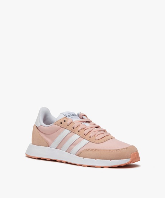 Baskets femme bicolores à lacets – Adidas Run 60s vue2 - ADIDAS - GEMO