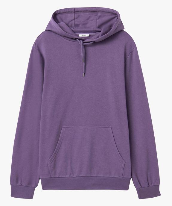 Sweat à capuche non molletonné homme vue4 - GEMO (HOMME) - GEMO