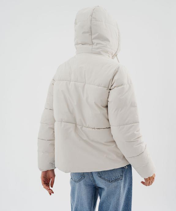 Doudoune à capuche et col montant femme vue5 - GEMO 4G FEMME - GEMO
