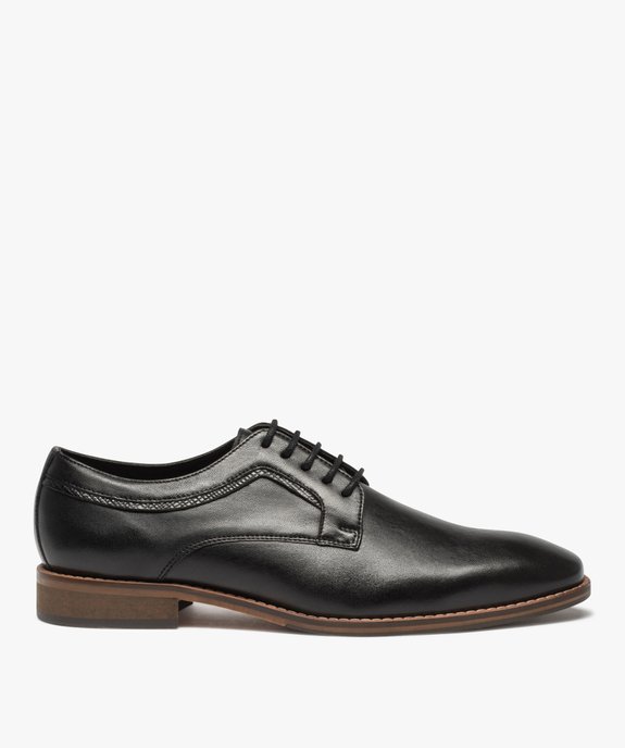 Derbies femme à bride à boucle et semelle crantée vue1 - GEMO(URBAIN) - GEMO