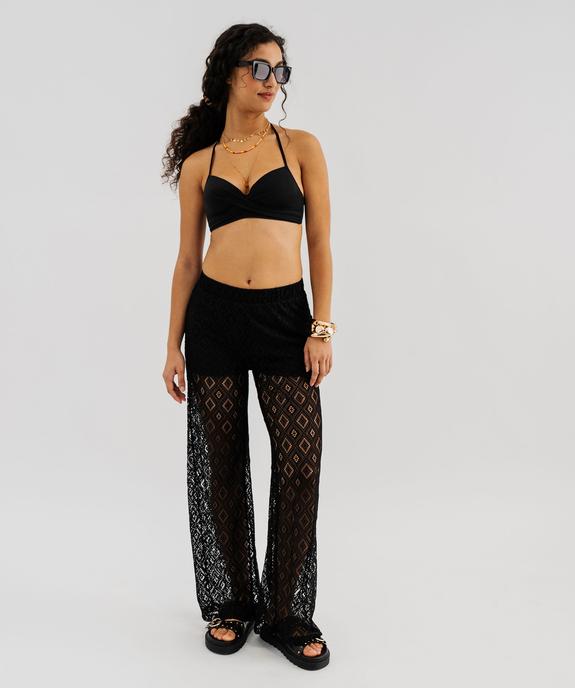 Pantalon de plage en dentelle femme vue8 - GEMO 4G FEMME - GEMO