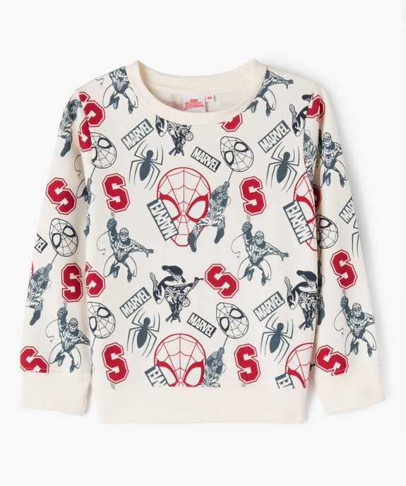 Sweat à motif Spiderman avec intérieur molletonné garçon - Marvel  vue2 - SPIDERMAN - GEMO