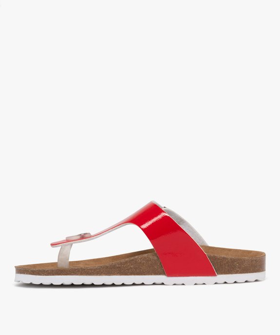 Tongs avec dessus verni femme - Valentina Baldano vue3 - VALENTINA BALDA - GEMO