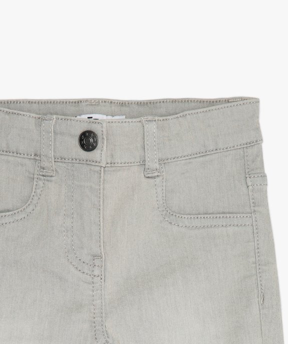 Jean fille coupe skinny en matière extensible vue3 - GEMO (ENFANT) - GEMO