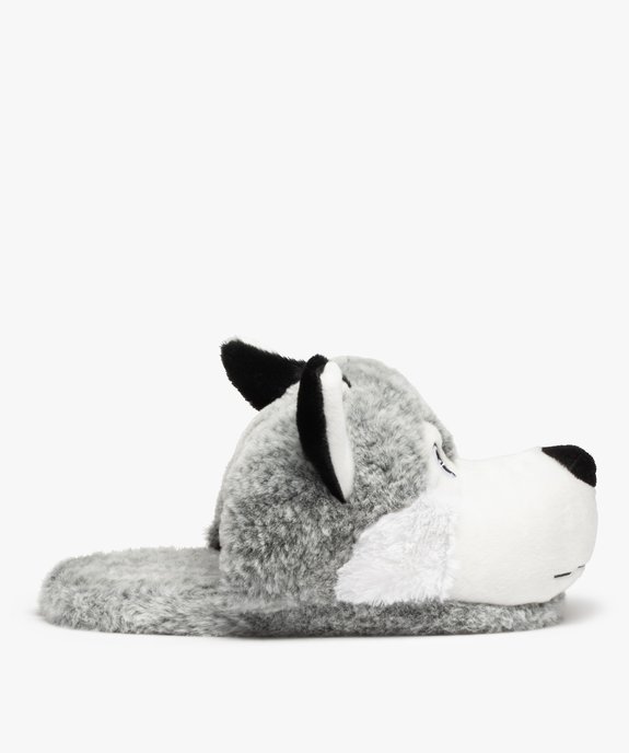 Chaussons homme en volume en forme de loup vue2 - GEMO(HOMWR HOM) - GEMO
