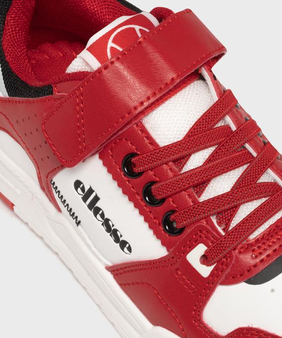 Baskets bicolores avec fermeture scratch garçon - Ellesse vue6 - ELLESSE - GEMO
