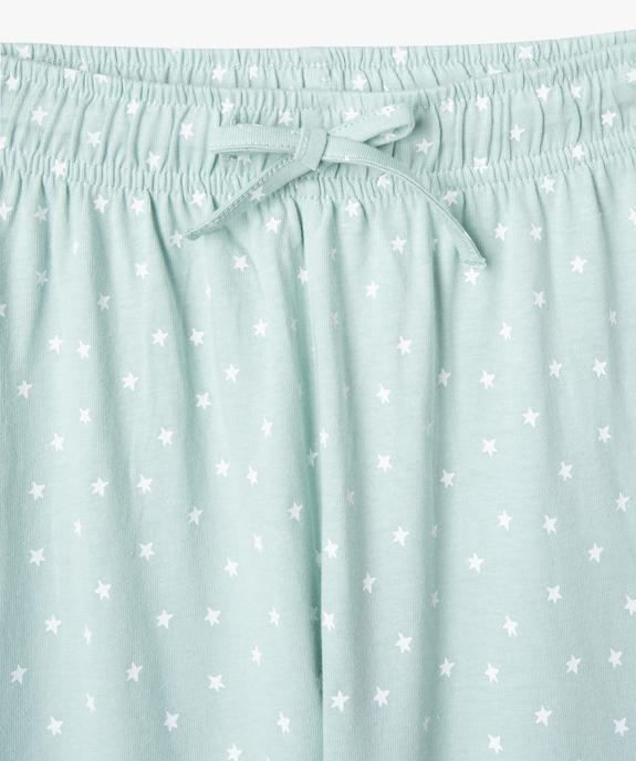 Pyjama à motif chat avec touches scintillantes fille vue2 - GEMO (ENFANT) - GEMO