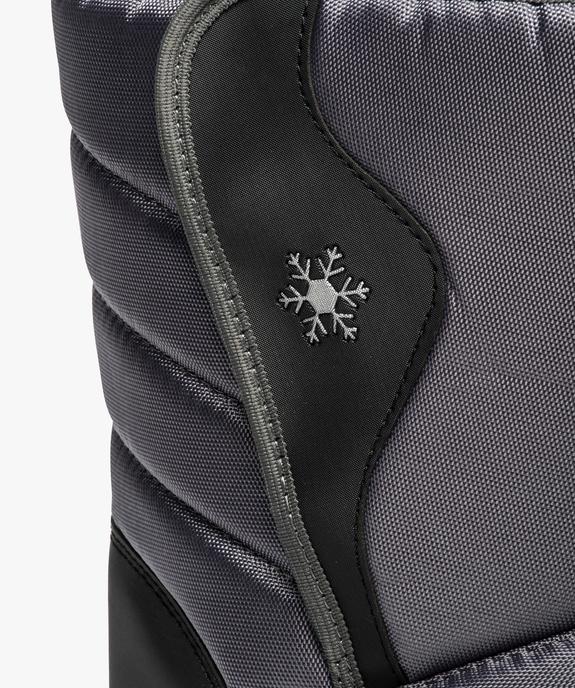 Après-ski bicolores avec motif flocon de neige vue6 - GEMO (ENFANT) - GEMO
