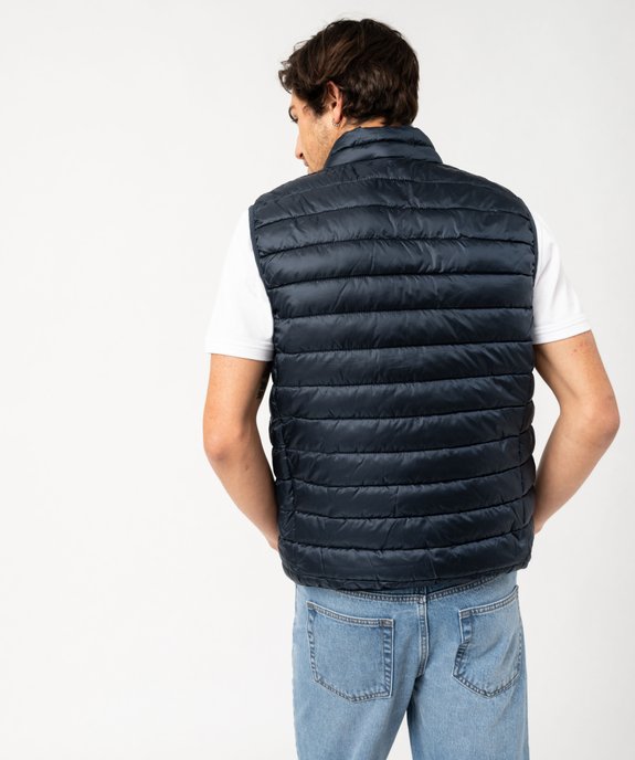 Doudoune homme sans manches avec col montant vue6 - GEMO 4G HOMME - GEMO