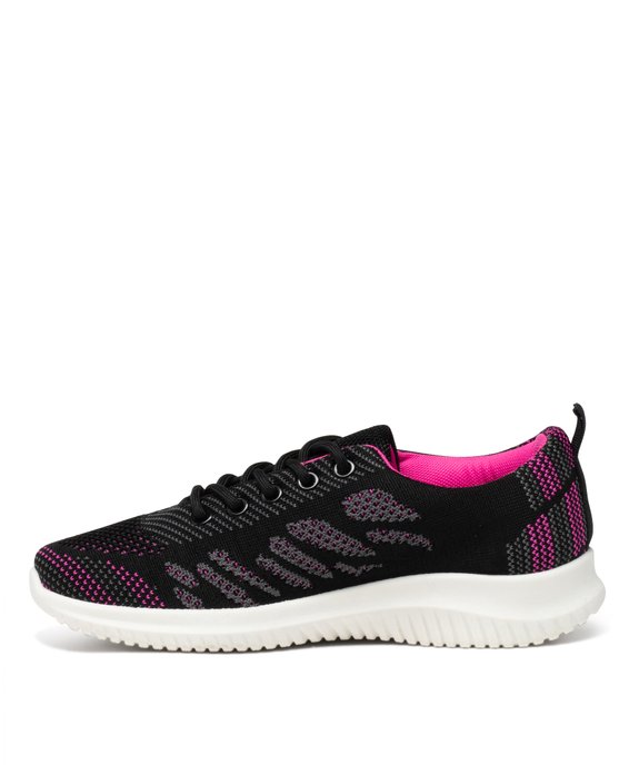 Baskets de running en mesh femme vue3 - GEMO (SPORTSWR) - GEMO