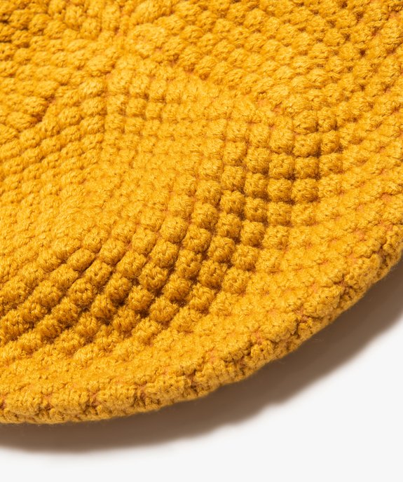 Béret femme en grosse maille fantaisie vue2 - GEMO (ACCESS) - GEMO