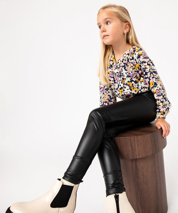 Legging long en matière extensible fille vue5 - GEMO (ENFANT) - GEMO