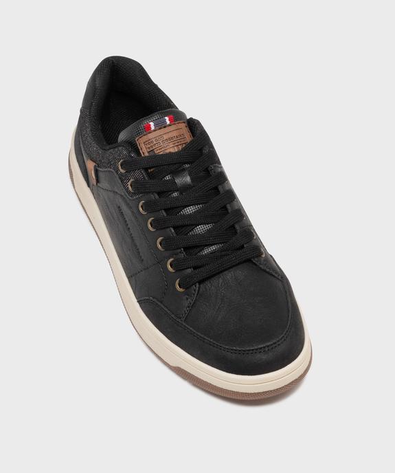 Baskets de ville avec col en denim homme - Urban Steps vue5 - URBAN STEPS - GEMO