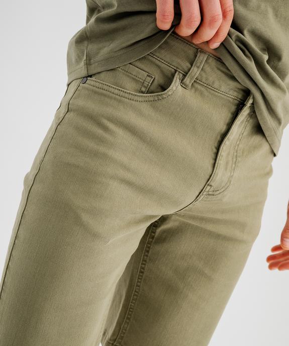 Bermuda staight en coton stretch homme vue2 - GEMO 4G HOMME - GEMO