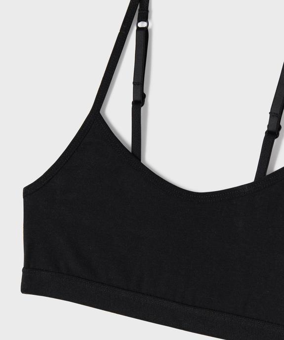 Brassière à fines bretelles fille  vue2 - GEMO 4G FILLE - GEMO