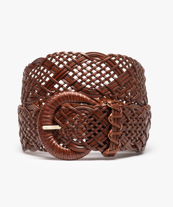 Ceinture femme large tressée look bohème vue1 - GEMO (ACCESS) - GEMO