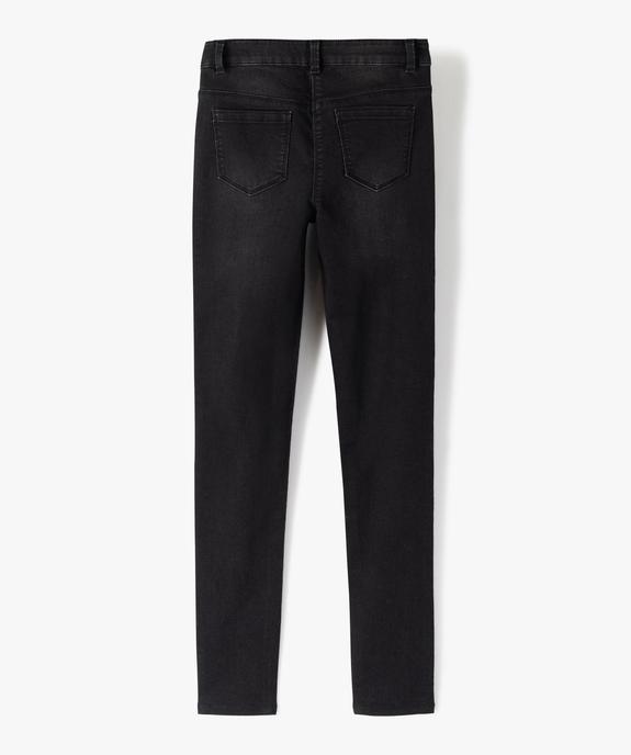 Jean fille coupe Slim ultra stretch vue4 - GEMO 4G FILLE - GEMO