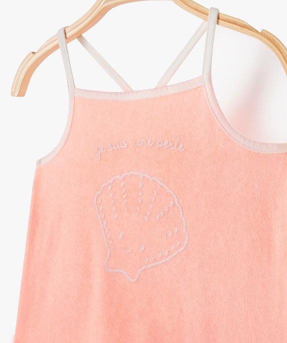 Ensemble bébé fille 2 pièces : short + débardeur en éponge vue2 - GEMO(BEBE DEBT) - GEMO