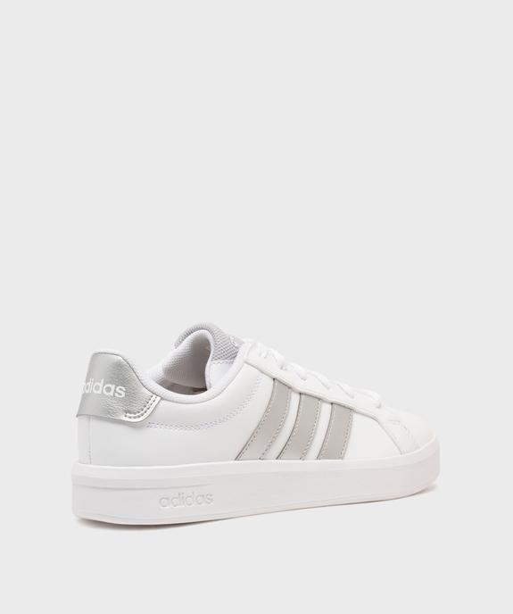 Baskets Grand Court 3.0 femme - Adidas vue4 - ADIDAS - GEMO