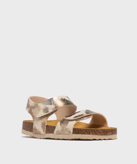 Sandales à scratch et semelle intérieure cuir fille - Lovely Wings vue2 - LOVELY WINGS - GEMO