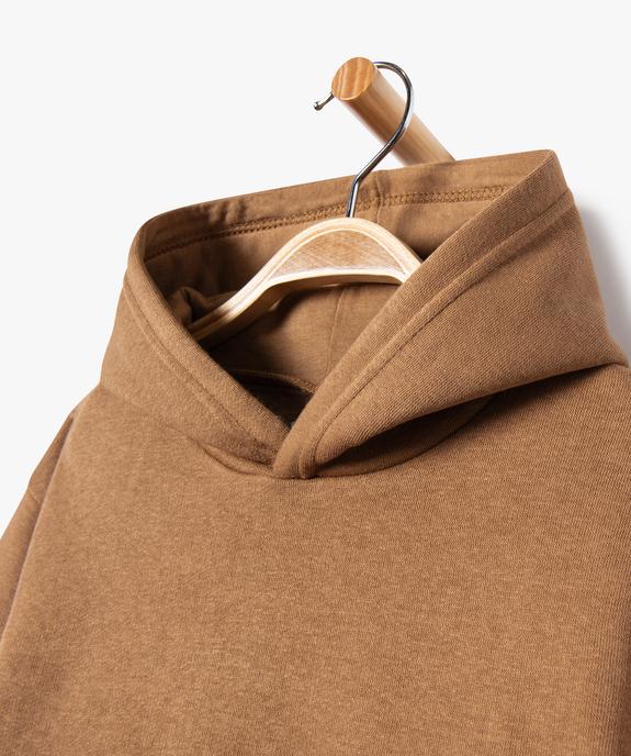 Sweat à capuche en molleton doux bébé garçon vue4 - GEMO 4G BEBE - GEMO