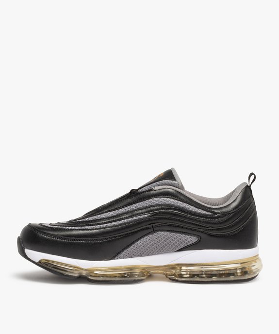 Baskets homme running à semelle translucide – Airness  vue3 - AIRNESS - GEMO