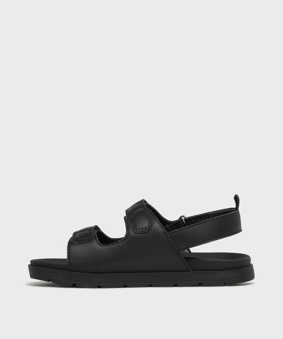 Sandales à scratch monochromes garçon - 5 Miles vue3 - 5 MILES - GEMO