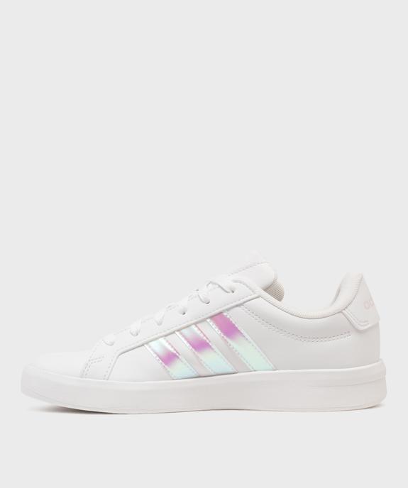 Baskets Grand Court 3.0 femme - Adidas vue3 - ADIDAS - GEMO