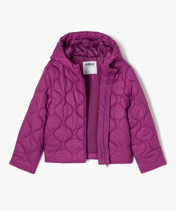 Doudoune matelassée avec dessus déperlant fille vue3 - PREMIER PRIX BY GEMO - GEMO