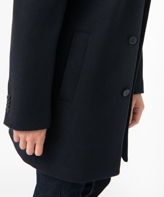Manteau homme court fermeture 3 boutons vue2 - GEMO (HOMME) - GEMO