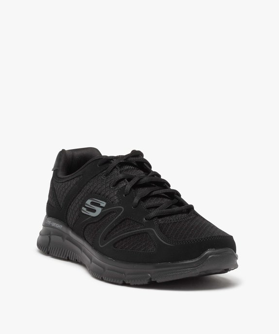 Baskets homme running unies dessus mesh – Skechers vue2 - SKECHERS - GEMO