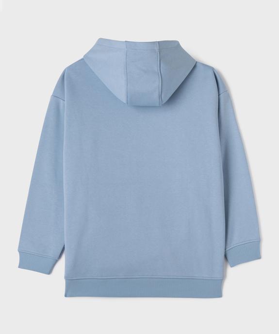 Sweat à capuche avec doublure chaude garçon vue4 - GEMO (JUNIOR) - GEMO