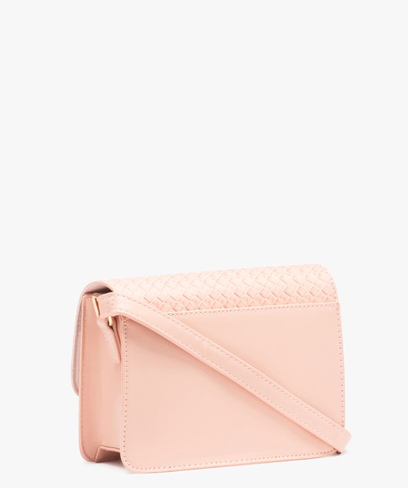 Sac besace femme petit format décoré en relief vue2 - GEMO (ACCESS) - GEMO