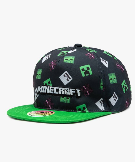 Casquette garçon snapback imprimée - Minecraft vue1 - MINECRAFT - GEMO