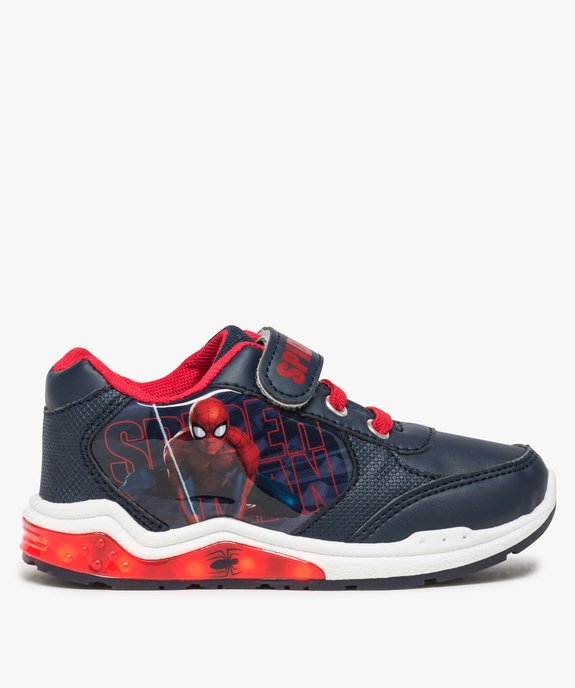 Baskets garçon semelle lumineuse et scratch Spider-Man vue1 - SPIDERMAN - GEMO