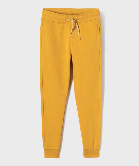 Pantalon de jogging avec intérieur molletonné garçon vue2 - GEMO (ENFANT) - GEMO