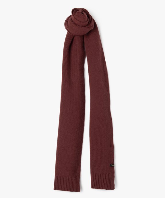 Écharpe en maille côtelée unie douillette homme - Camps United vue1 - CAMPS UNITED - GEMO