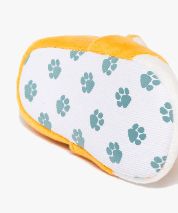 Chaussons de naissance bébé fille renard en velours vue6 - LITTLE LOVE - GEMO