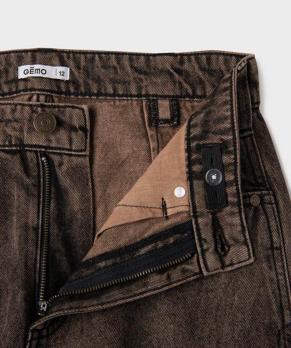 Jean loose avec taille ajustable garçon  vue2 - GEMO (JUNIOR) - GEMO