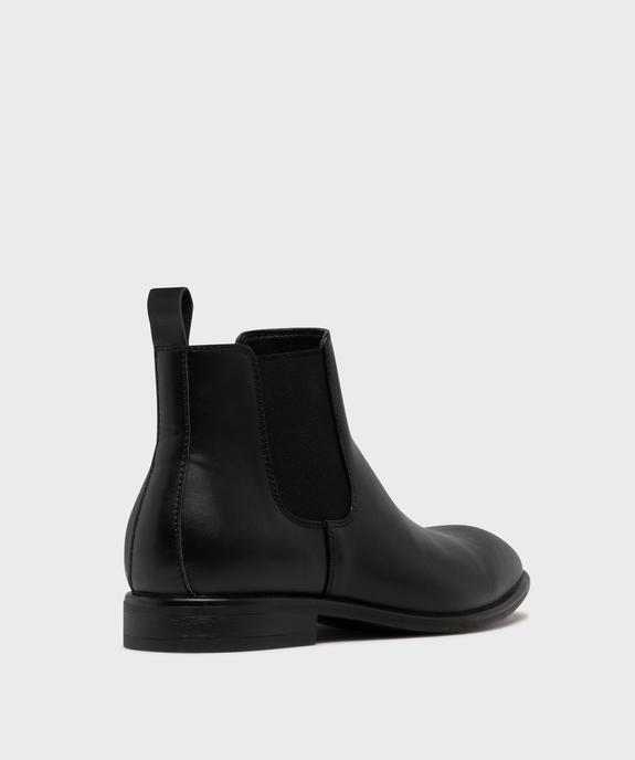 Boots Chelsea bout carré homme - Mario Baldano vue4 - MARIO BALDANO - GEMO
